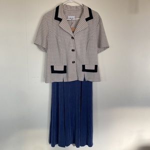 Vintage equestrian blouse